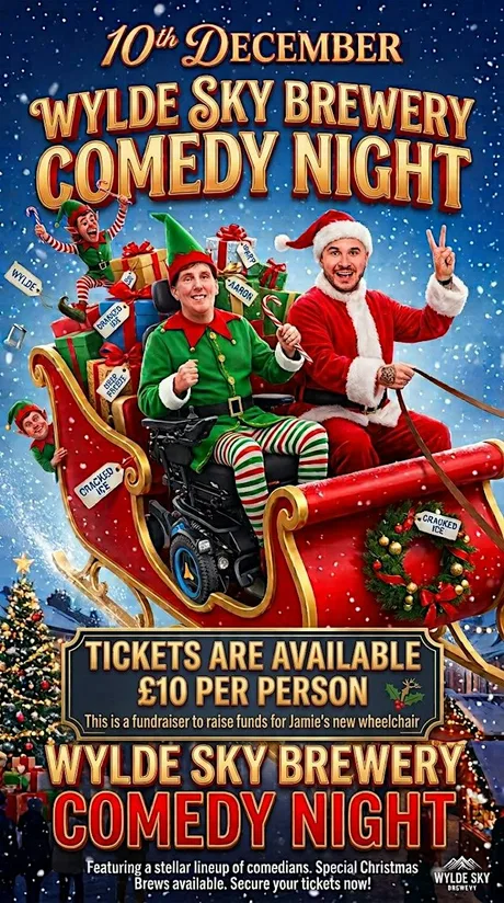 Comedy fundraiser for a new wheelchair
