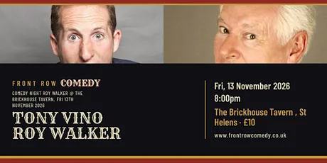 Comedy Night Roy Walker @ The Brickhouse Tavern, Fri 13th November 2026