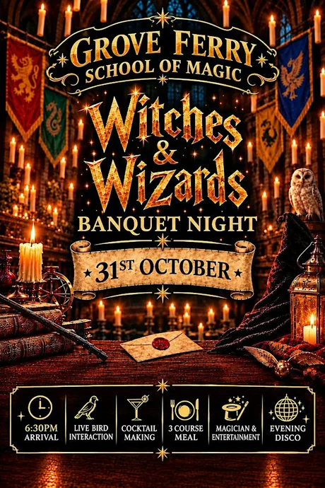 18+ WIZARDS & WITCHES BANQUET NIGHT