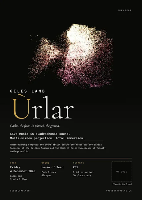 Ùrlar • Giles Lamb live at House of Toad