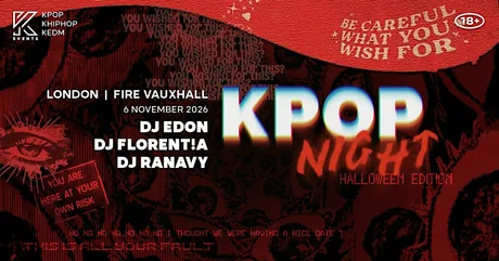 OfficialKEvents | LONDON: KPOP & KHIPHOP Night - HALLOWEEN EDITION