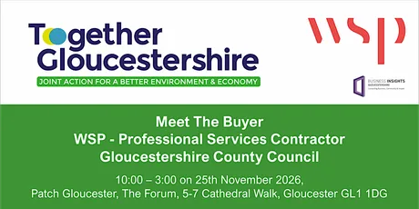 Meet The Buyer - WSP - Professional Services Contractor, GCC 25 Nov 2026