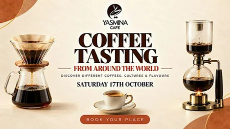 Coffee tasting from around the world - 17th October