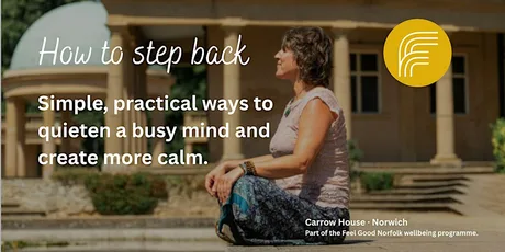 How to step back