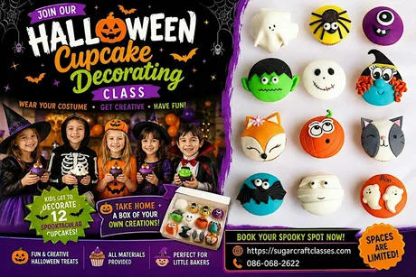 Halloween Kids Cupcake Decorating Class