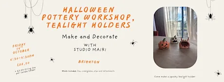 Pottery Workshop - Halloween Tealight's