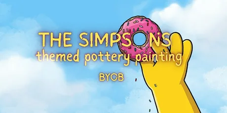 The Simpsons Themed Pottery Painting & Quiz
