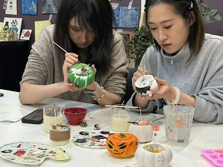 Halloween event Botanical Candle | Halloween Workshop Glasgow