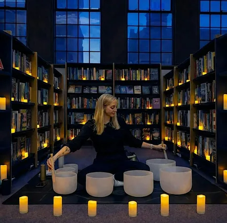 Harrogate library soundbath