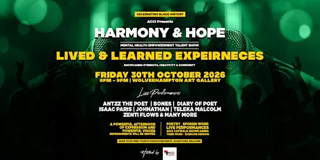 Black History Month 'Harmony & Hope' Event
