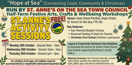 Arts and Crafts Sessions at Hope Street Pavilion "Hope at Sea"