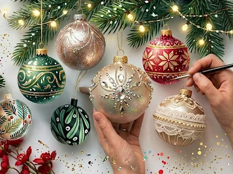 Sip and Paint -Christmas Baubles Painting |Cocoba Chocolate Café|Maidenhead