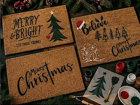 STEP INTO CHRISTMAS | Festive Doormat Painting at Motley