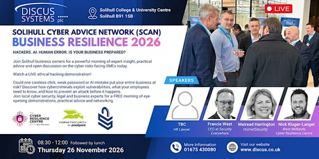 Solihull Cyber Advice Network (SCAN) Nov 2026