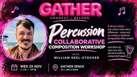 Percussion collaborative composition workshop