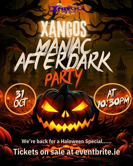 MANIAC AFTERDARK THE PÚCA AFTER PARTY