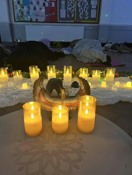 Candle lit Gong Bath, breathwork and kundalini meditation