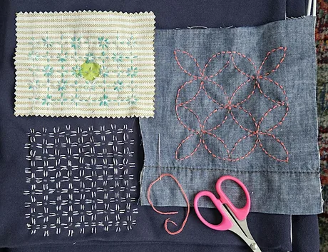 Mending and upcycling-inspired embroidery workshop