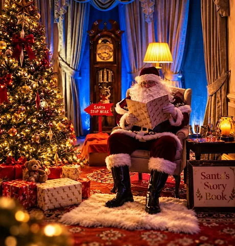 Stories with Santa at De Courceys Manor