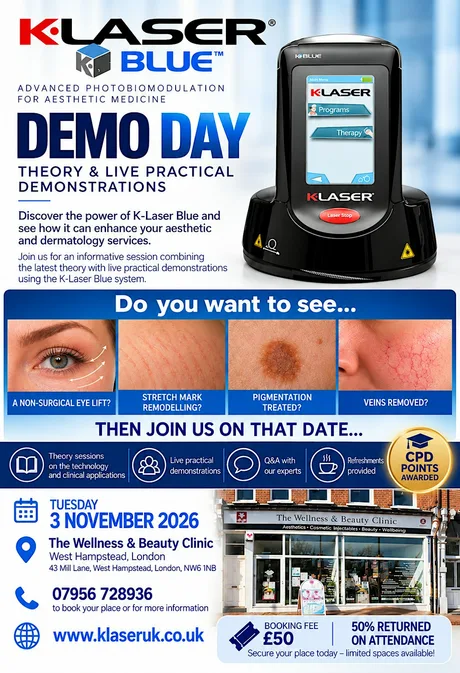 K-LASER BLUE AESTHETICS DEMO DAY