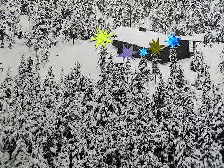 Festive collage morning