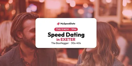 Speed Dating in Exeter | 30s-40s | MySpeedDate