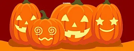 'Let your light shine' pumpkin scooping