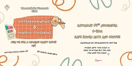 The Autistic Women's Club Pottery Painting