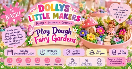 Dolly's Little Makers - Play Dough Fairy Gardens