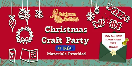 Christmas Craft Party with Pink Lemon Craft Club