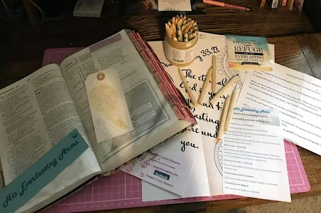 Getting Close to God with Creative Bible Journaling
