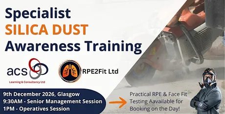 Specialist Silica Dust Awareness Training