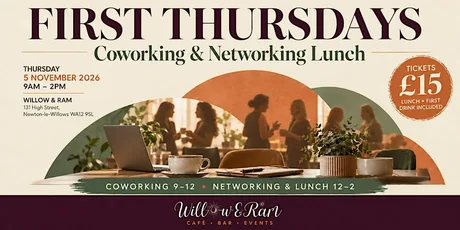 First Thursday- Womens Co-working and Networking-November