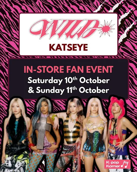 KATSEYE 'WILD' In-store Fan Event with K-pop Korner (NOTTINGHAM)