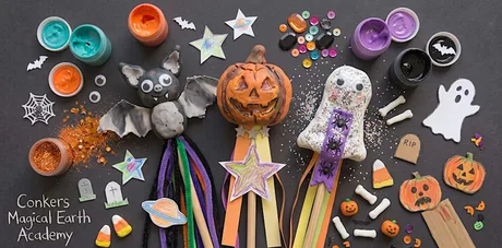 Halloween Wand Making Masterclass at Upton Country Park; ages 4 and up