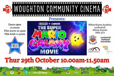 Woughton Community Cinema presents: Super Mario Galaxy!