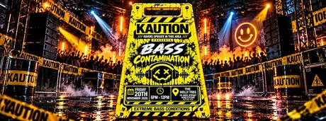 Kaution: ravers operate in this area present Bass Contamination