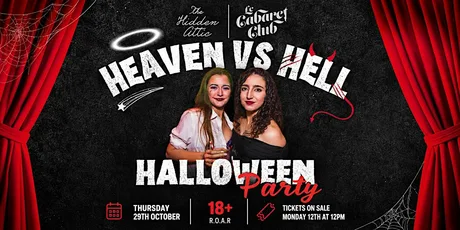 Student Halloween, Heaven Vs Hell - Le Caberet & Hidden Attic 29.10.26