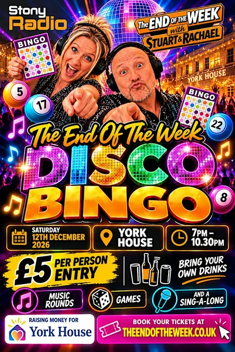 The End Of The Week Disco Bingo With Stuart & Rachael