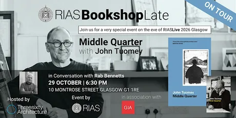 Bookshop Lates present: John Tuomey in Conversation with Rab Bennetts.