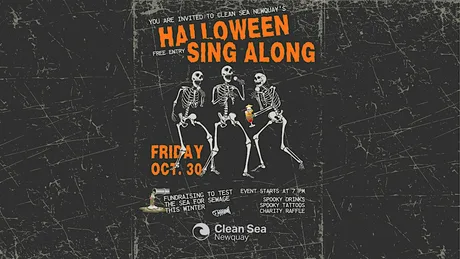 CLEAN SEAS NEWQUAY || HALLOWEEN SINGALONG