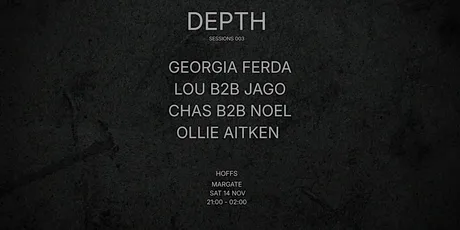 DEPTH SESSIONS 003