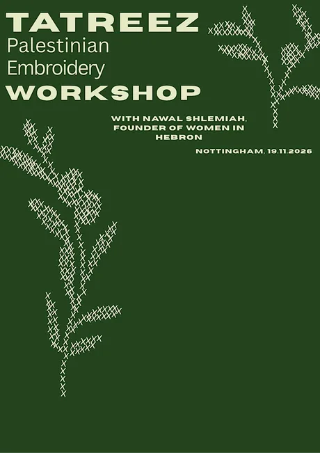 Tatreez (Palestinian Embroidery) Workshop