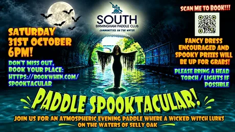 Paddle Spooktacular - Night Kayak & Bellboat @ Selly Oak Birmingham