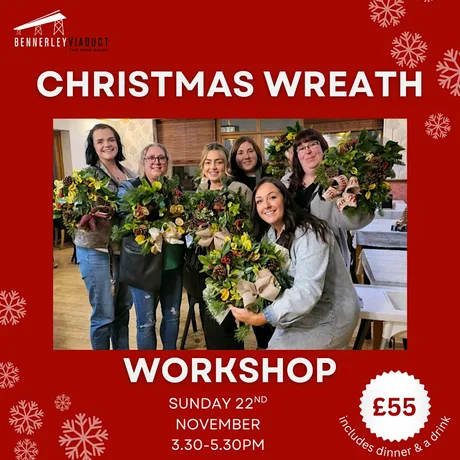 Christmas Wreath Making Workshop at Bennerley Viaduct