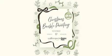 Bauble Painting at Coffee Spot