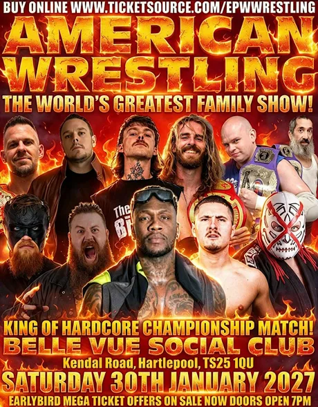 AMERICAN WRESTLING EPW HARTLEPOOL