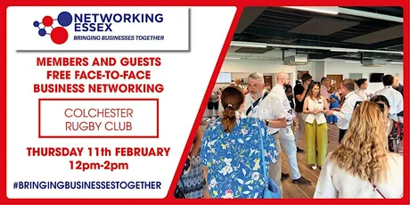 (FREE) Networking Essex Colchester Thursday 11th February 12pm-2pm