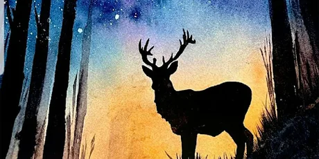 Paint STAG IN MOONLIGHT