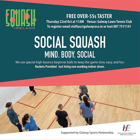 Inclusive Squash Free Adult Taster Event